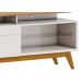 Rack Classic +1G 1.4 Off White com Nature - Imcal Móveis