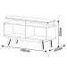 Rack Classic +1G 1.4 Off White com Nature - Imcal Móveis