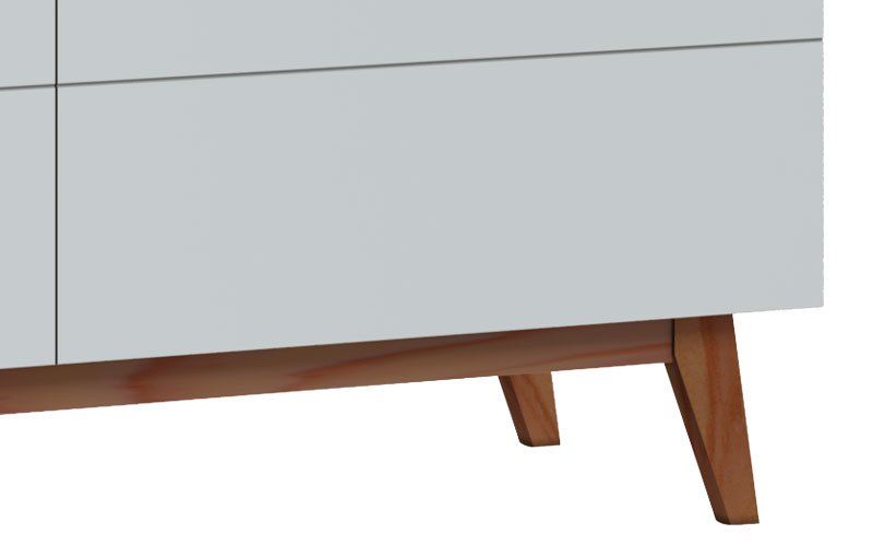 Rack Classic +2G 1.4 Branco Acetinado - Imcal Móveis