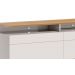 Rack Classic +2G 1.4 Off White com Nature - Imcal Móveis