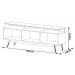 Rack Classic +2G 1.8 Off White com Freijó - Imcal Móveis