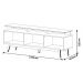 Rack Classic +2G 2.2 Off White com Freijó - Imcal Móveis