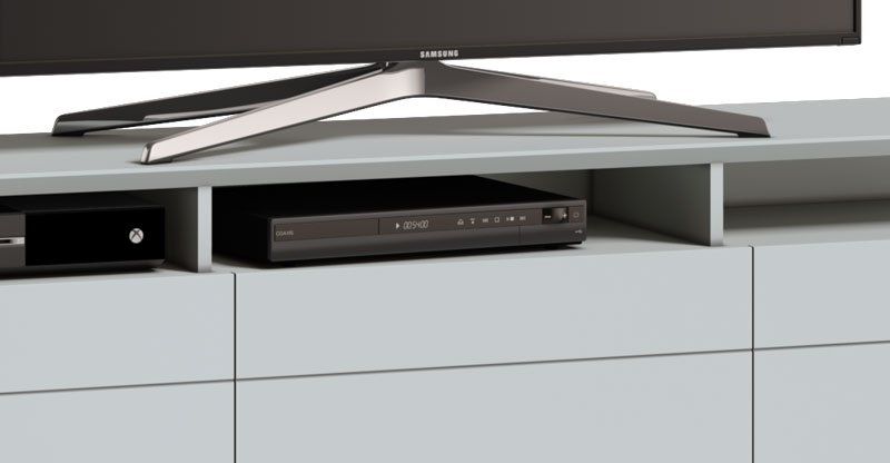 Rack Classic +3G 1.8 Branco Acetinado - Imcal Móveis