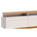Rack Classic +3G 1.8 Off White com Nature - Imcal Móveis