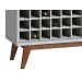 Rack Classic +AD 1.8 Branco Acetinado - Imcal Móveis