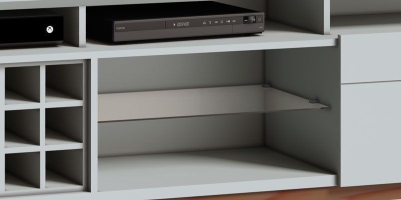 Rack Classic +AD 1.8 Branco Acetinado - Imcal Móveis