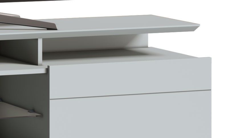 Rack Classic +AD 1.8 Branco Acetinado - Imcal Móveis