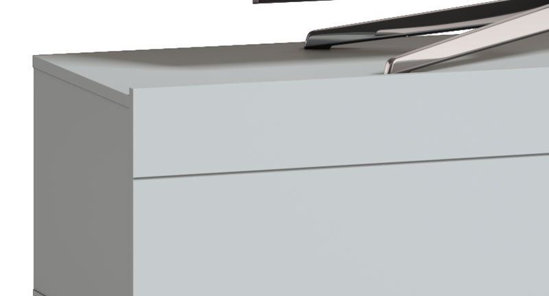 Rack Classic 2G 1.4 Branco Acetinado - Imcal Móveis