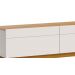 Rack Classic 2G 1.4 Off White com Nature - Imcal Móveis