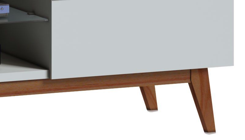 Rack Classic 2G 1.8 Branco Acetinado - Imcal Móveis