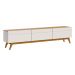 Rack Classic 3G 1.8 Off White com Nature - Imcal Móveis