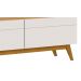 Rack Classic 3G 1.8 Off White com Nature - Imcal Móveis