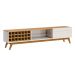 Rack Classic AD 2.2 Off White com Nature - Imcal Móveis