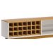 Rack Classic AD 2.2 Off White com Nature - Imcal Móveis