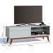 Rack Classic I 1 GV Branco Acetinado 146 cm
