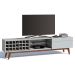 Rack Classic I 1 GV Branco Acetinado 218 cm