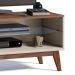 Rack Classic I 1 GV Off White com Freijó Touch 146 cm