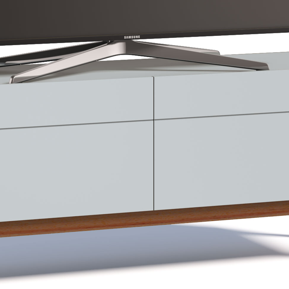 Rack Classic I 2 GV Branco Acetinado 146 cm