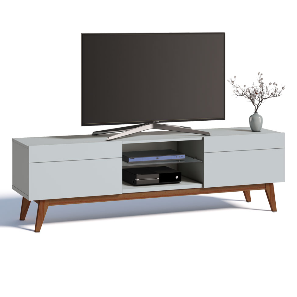Rack Classic I 2 GV Branco Acetinado 180 cm