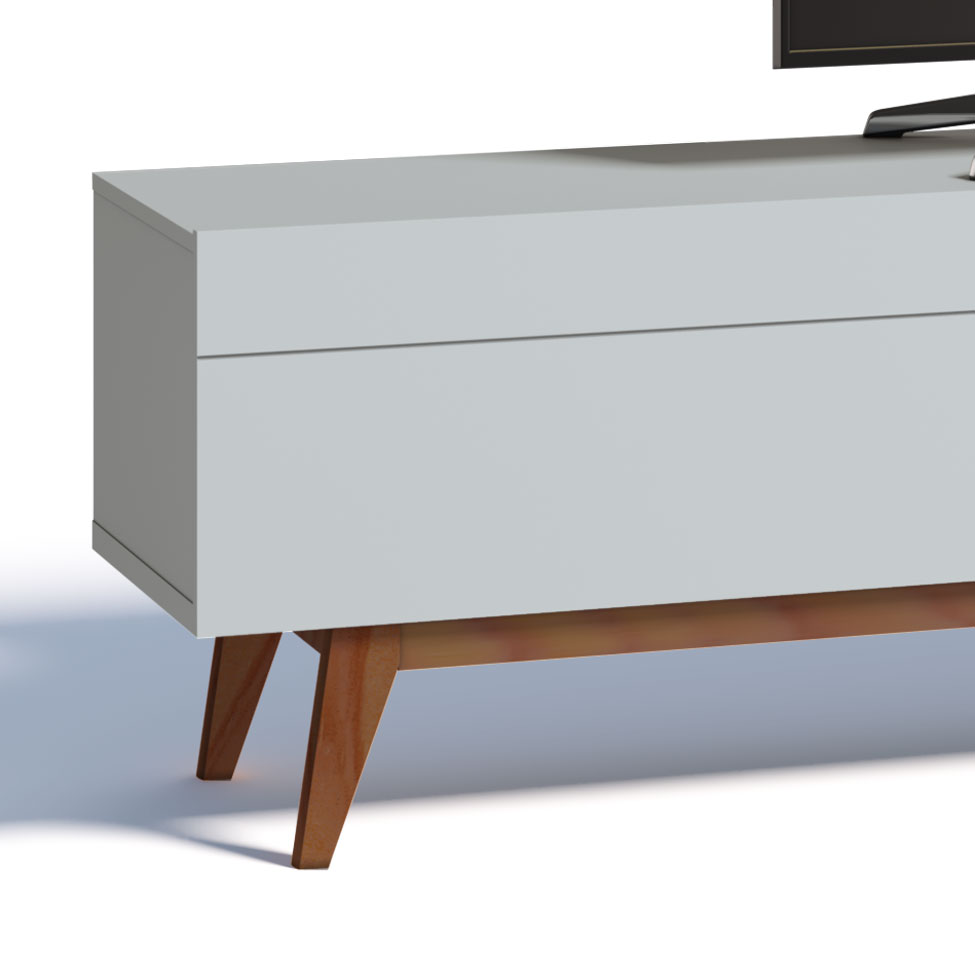 Rack Classic I 2 GV Branco Acetinado 218 cm