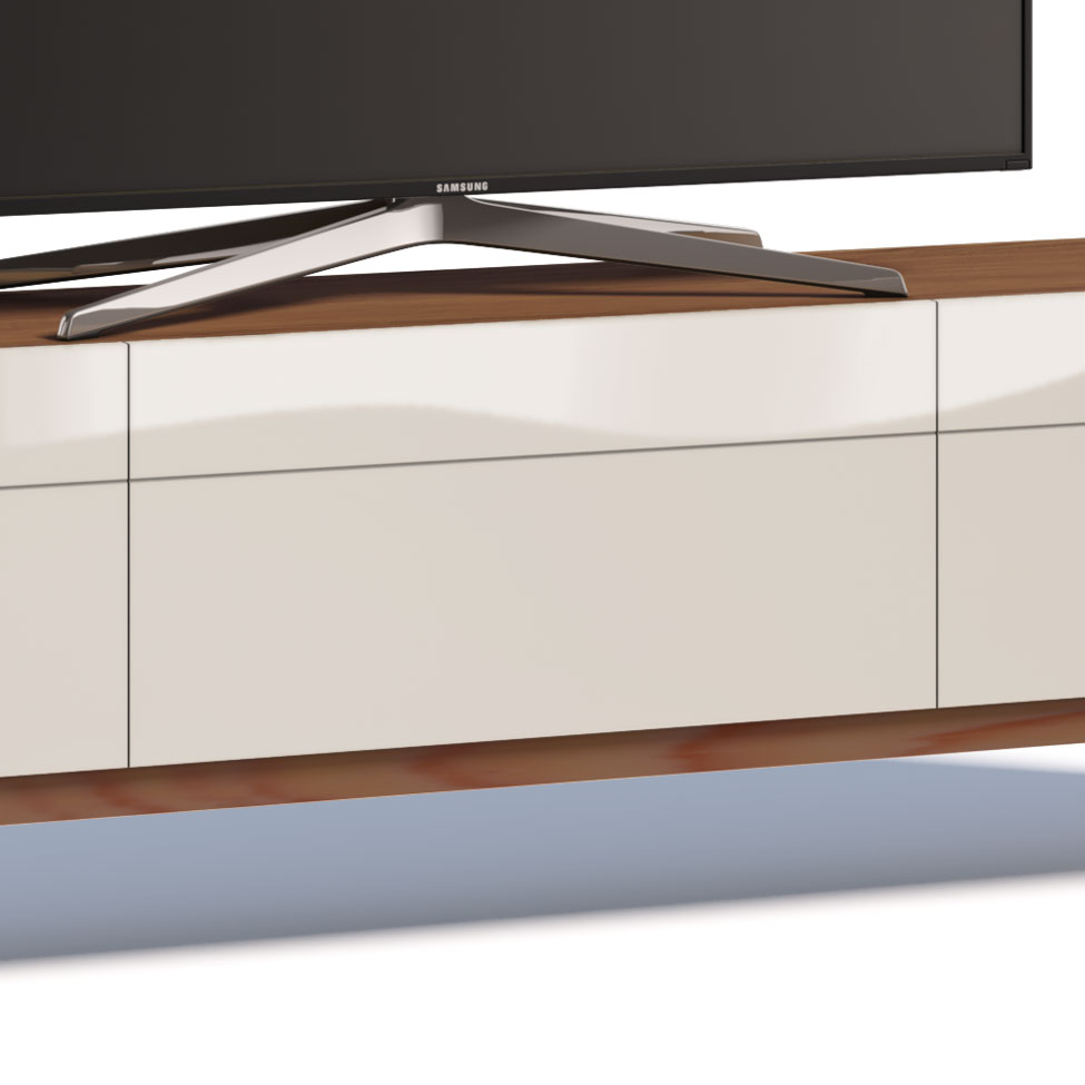 Rack Classic I 3 GV Off White com Freijó Touch 218 cm