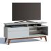Rack Classic II 1 GV Branco Acetinado 146 cm