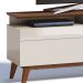 Rack Classic II 1 GV Off White com Freijó Touch 146 cm