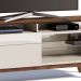 Rack Classic II 1 GV Off White com Freijó Touch 146 cm