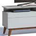 Rack Classic II 2 GV Branco Acetinado 146 cm