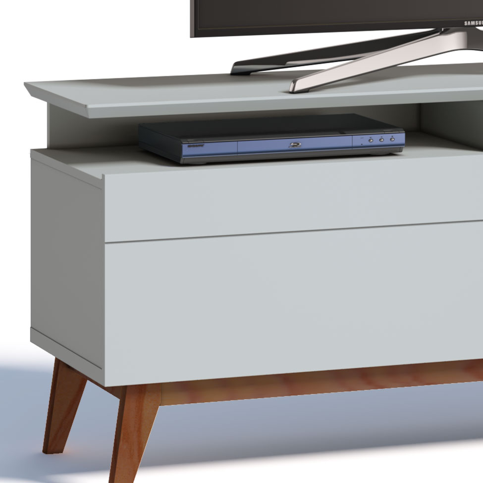 Rack Classic II 2 GV Branco Acetinado 146 cm