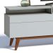 Rack Classic II 2 GV Branco Acetinado 218 cm