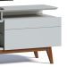 Rack Classic II 2 GV Branco Acetinado 218 cm