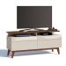 Rack Classic II 2 GV Off White com Freijó Touch 146 cm