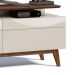 Rack Classic II 2 GV Off White com Freijó Touch 146 cm
