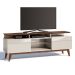 Rack Classic II 2 GV Off White com Freijó Touch 180 cm