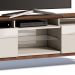 Rack Classic II 2 GV Off White com Freijó Touch 180 cm