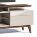 Rack Classic II 2 GV Off White com Freijó Touch 180 cm
