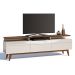 Rack Classic II 3 GV Off White com Freijó Touch 218 cm