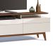 Rack Classic II 3 GV Off White com Freijó Touch 218 cm
