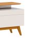 Rack Classic II Off White e Nature 64x218 cm