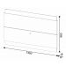 Rack com Painel Classic 1G 1.4 Freijó com Off White - Imcal Móveis