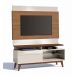 Rack com Painel Classic +1G 1.4 Freijó com Off White - Imcal Móveis
