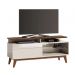 Rack com Painel Classic +1G 1.4 Freijó com Off White - Imcal Móveis