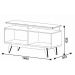 Rack com Painel Classic +2G 1.4 Freijó com Off White - Imcal Móveis
