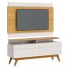 Rack com Painel Classic +2G 1.4 Nature com Off White - Imcal Móveis