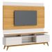 Rack com Painel Classic +2G 1.8 Nature com Off White - Imcal Móveis