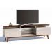 Rack com Painel Classic +2G 2.2 Freijó com Off White - Imcal Móveis