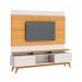 Rack com Painel Classic +2G 2.2 Nature com Off White - Imcal Móveis