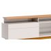 Rack com Painel Classic +2G 2.2 Nature com Off White - Imcal Móveis