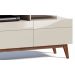 Rack com Painel Classic +3G 1.8 Freijó com Off White - Imcal Móveis